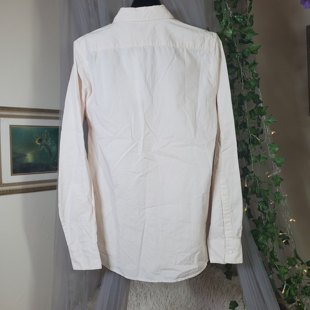 Outerknown Button Down Organic Cotton Top Eco Core Size S Western Quiet Luxury - Picture 3 of 6
